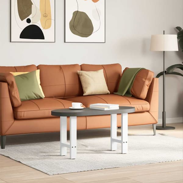 Soffbordsben vita 2 st 28x(42-43) cm stål