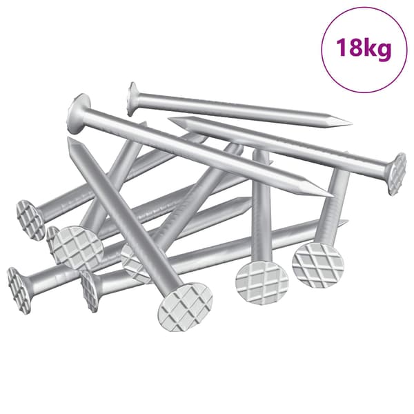 Spikar för Trä 100000 pcs Silver Metall
