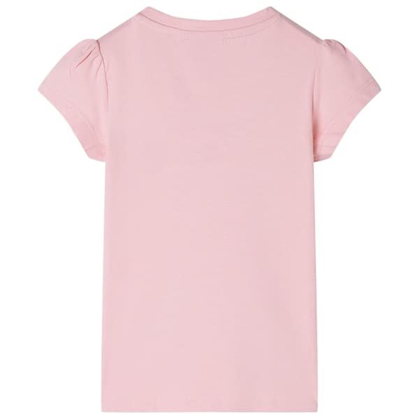 T-shirt för barn ljusrosa 116