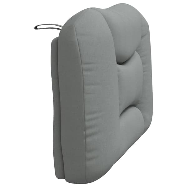 Headboard Cushion "Hvar" Light Grey 80 cm Fabric