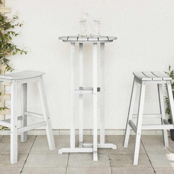 Barbord Vit 55 x 55 x 107 cm polyeten