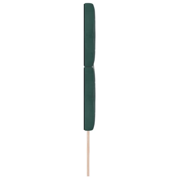 Huvudgavel Mörkgrön 200 cm Sammet
