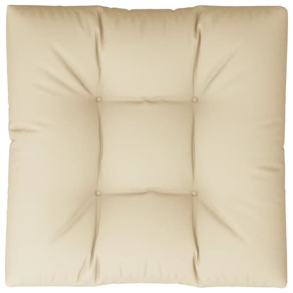 Palldyna beige 80x80x12 cm tyg