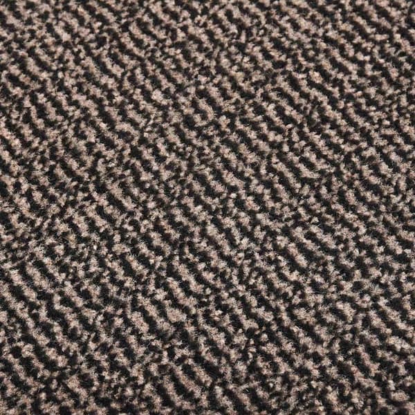 Dörrmatta tuftad 80x120 cm mörkbrun