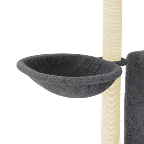 Klösträd med sisalpelare mörkgrå 96,5 cm