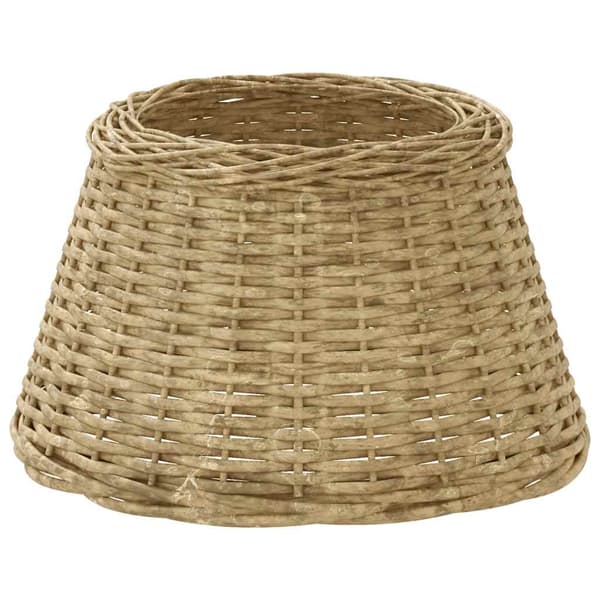 Lampskärm brun Ø45x28 cm korgmaterial