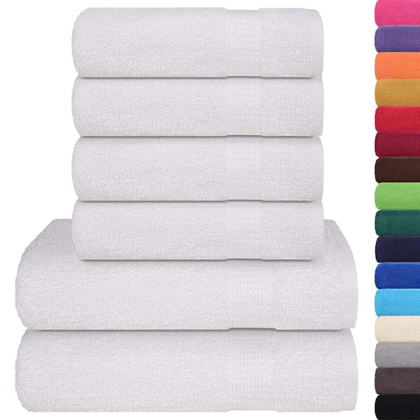 6-delat handduksset FROGN vit 360 gsm
