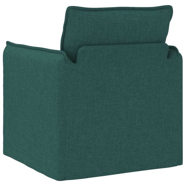 Soffa Mörkgrön 75 x 82 x 85 cm tyg