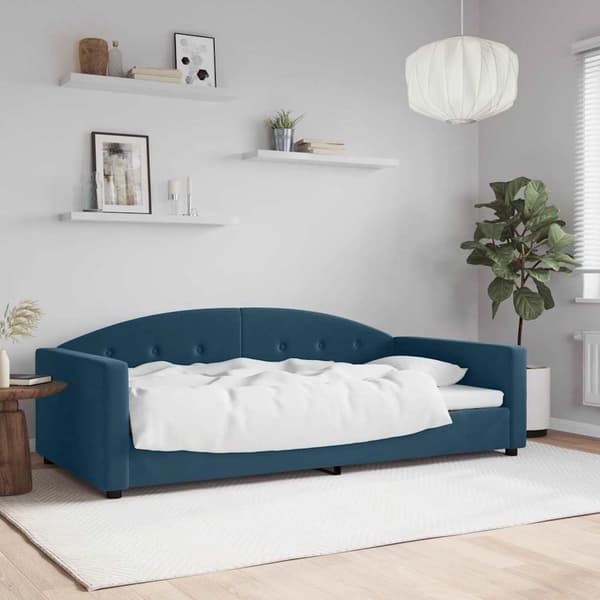 Dagbädd blå 100x200 cm sammet