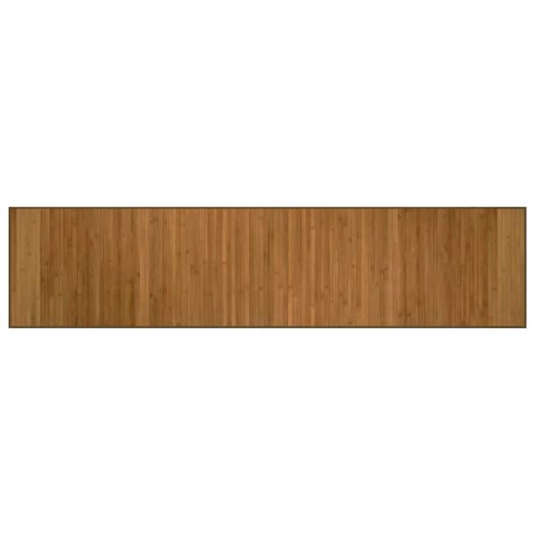 Matta rektangulär brun 70x300 cm bambu