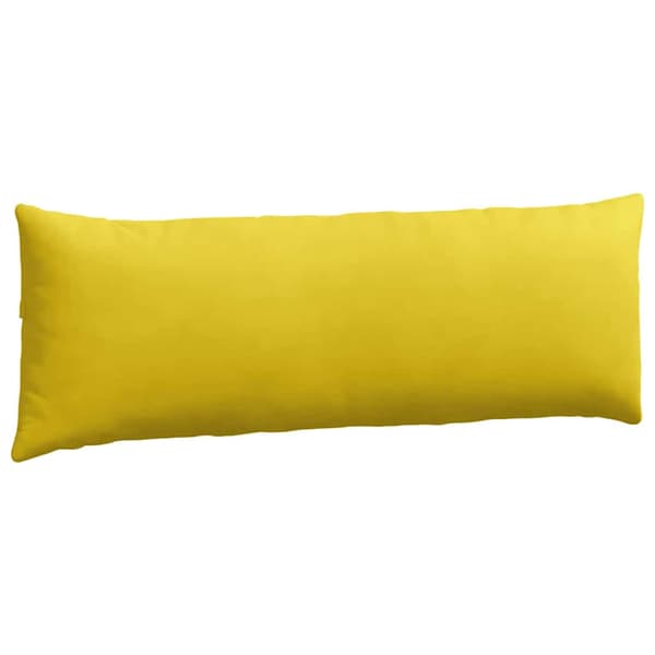 Sofakuddar 2 pcs Gul 120 x 40 cm Kordread tyg