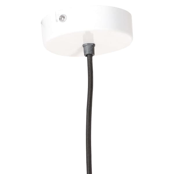 Hänglampa 25 W vit rund 28,5 cm E27