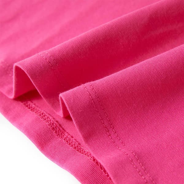 T-shirt för barn mörk rosa 116