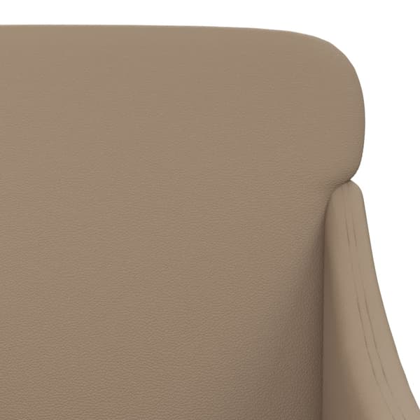 Fåtölj cappuccino 63x76x80 cm konstläder