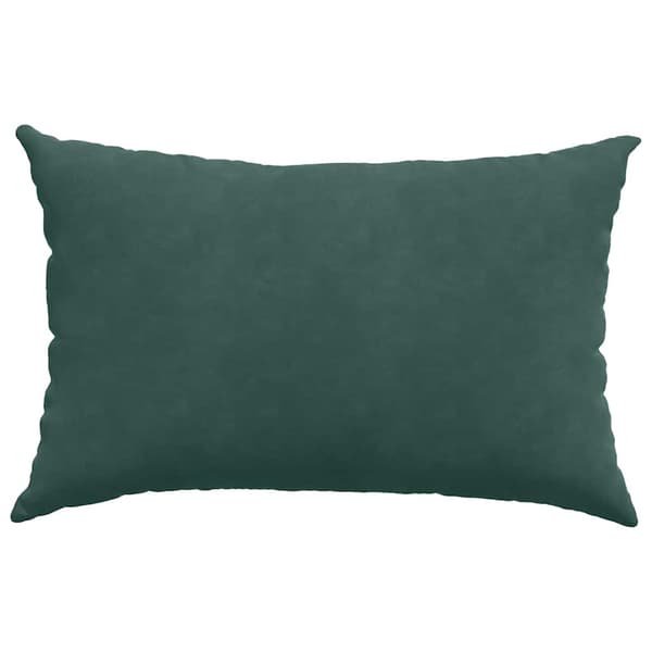 Sofakuddar 2 pcs Mörkgrön 60 x 40 cm Kordread tyg