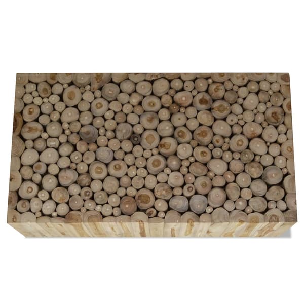 Soffbord äkta teak 90x50x30 cm