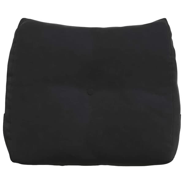 Ryggkudde Svart 60 x 24 x 50 cm Sammet
