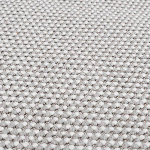 Inomhusmatta LUGO Krämfärgad och grå Ø 160 CM Polyester