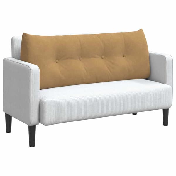 Ryggkudde Brun 120 x 24 x 50 cm Sammet