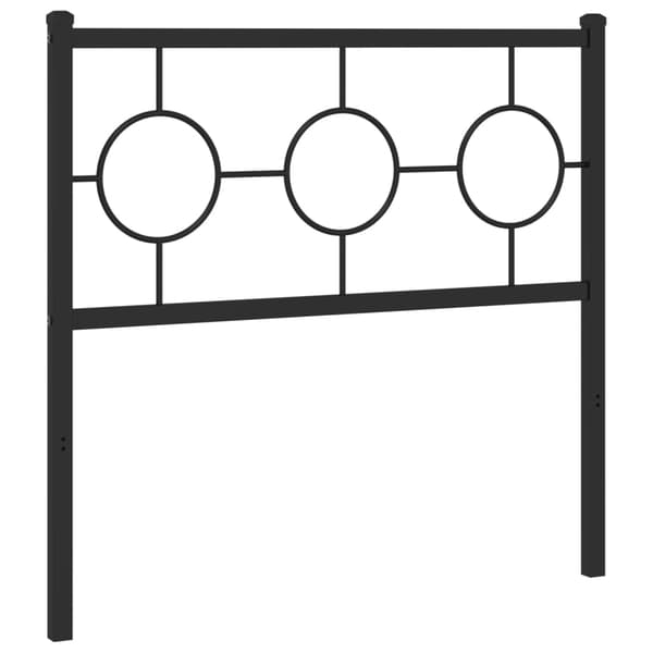 Ersättningsgavel metall svart 90 cm