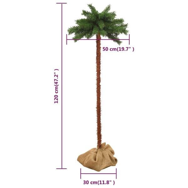 Konstpalm med LEDs 120 cm