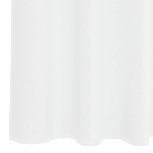 Voile Gardin med gardiner 2 pcs Vit 175 x 140 cm Polyester