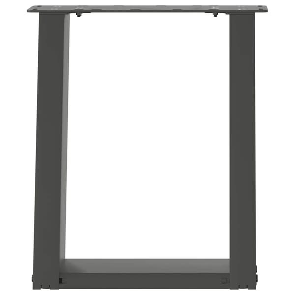Soffbordsben U-formade 2 st antracit 38x(42-43) cm stål