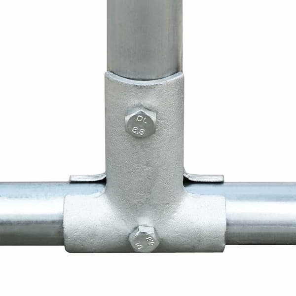 Hönsbur för utomhusbruk 2,75x4x1,92 m galvaniserat stål