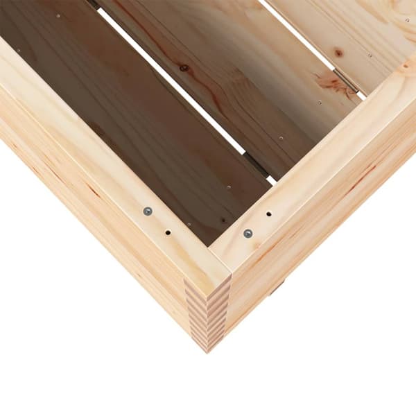 Odlingslåda 90x60x72 cm massivt furuträ