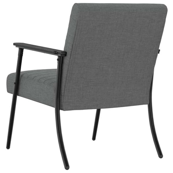 fåtölj Mörkgrå 59 x 75 x 78 cm tyg