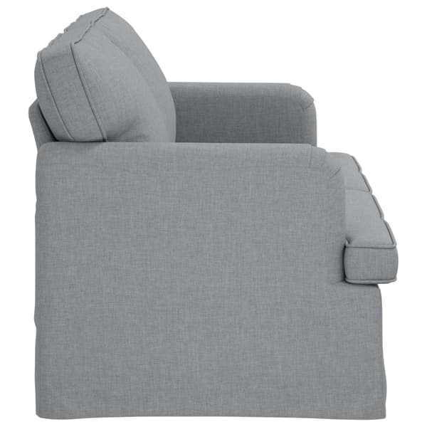 Soffa Ljusgrå 162 x 80 x 85 cm tyg