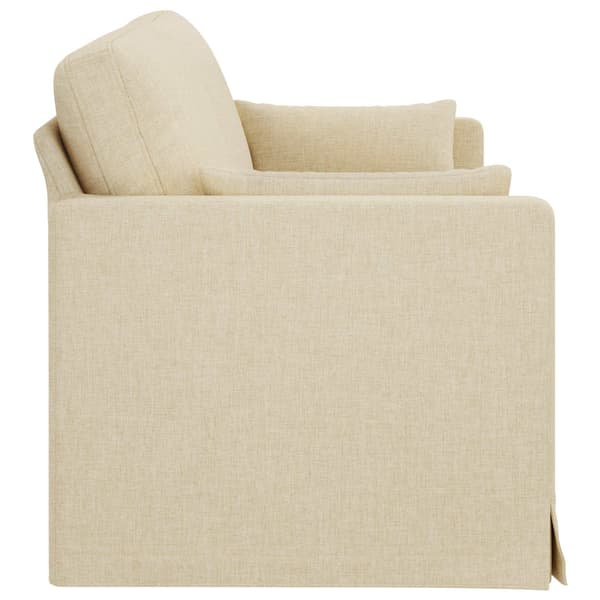 Soffa Kräm 198 x 78 x 80 cm tyg