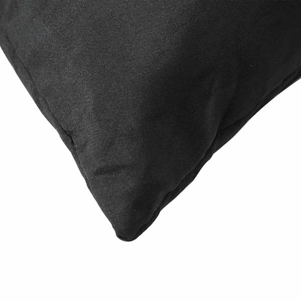 Soffkuddar 4 st svart 40x40 cm tyg
