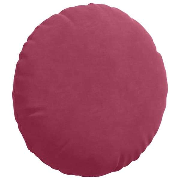 Sittkuddar 2 pcs Vinröd Ø 40 x 13 cm Sammet
