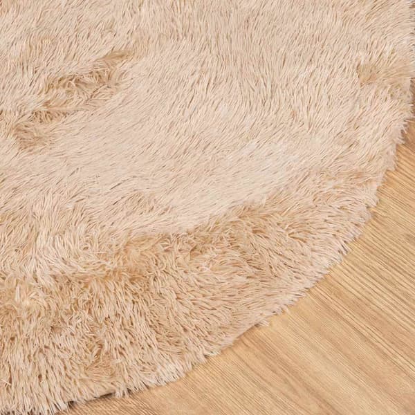 Ryamatta med lång lugg NAVARRA beige 300x200 cm polyester