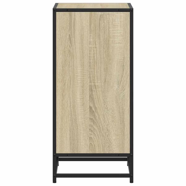 Bokhylla sonoma-ek 40x35x76 cm konstruerat trä