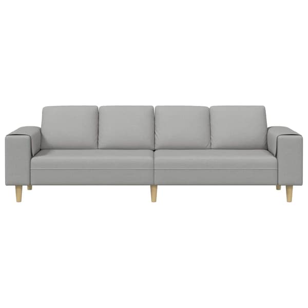 Vardagsrumsoffa Moln Grå 250 x 77 x 76 cm Polyester