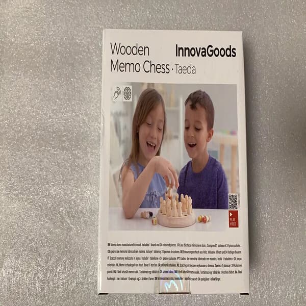 Minnesspel i trä Taeda InnovaGoods 26 Delar
