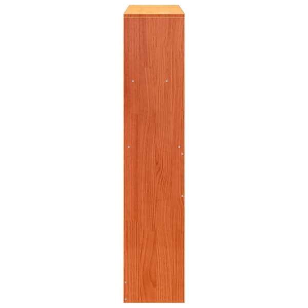Huvudgavel med förvaring vaxbrun 75 cm massiv furu