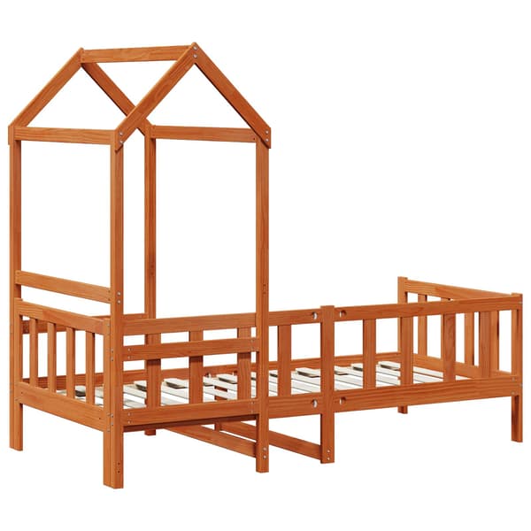 Dagbädd Set 2 pcs Vaxbrun Massiv furu