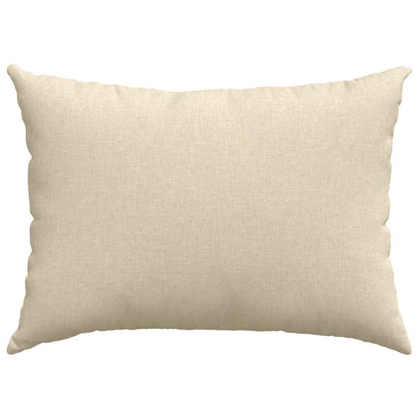 Sofakuddar 2 pcs Kräm 70 x 50 cm tyg