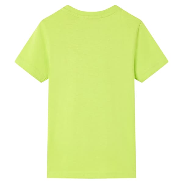 T-shirt för barn limegrön 128