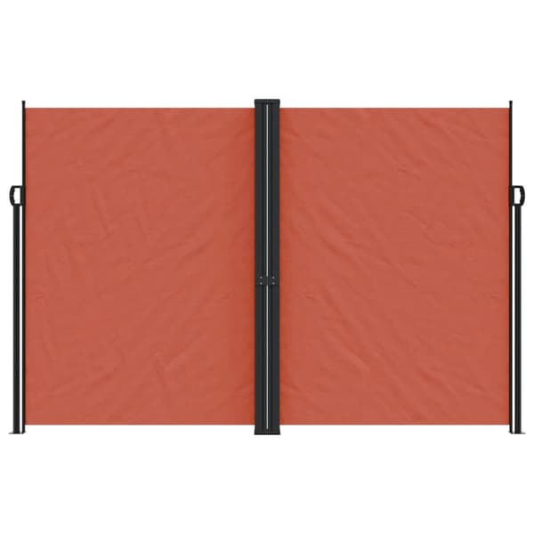 Infällbar sidomarkis terrakotta 220x1200 cm