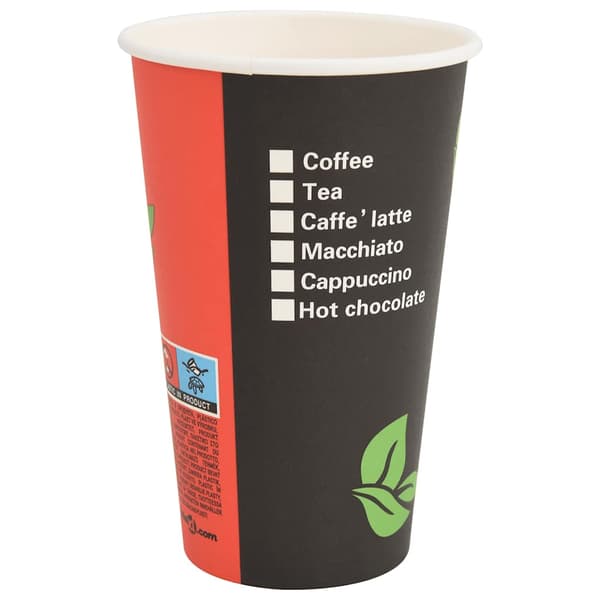 Kaffekoppar i papper med lock 1000 st 16oz 400ml