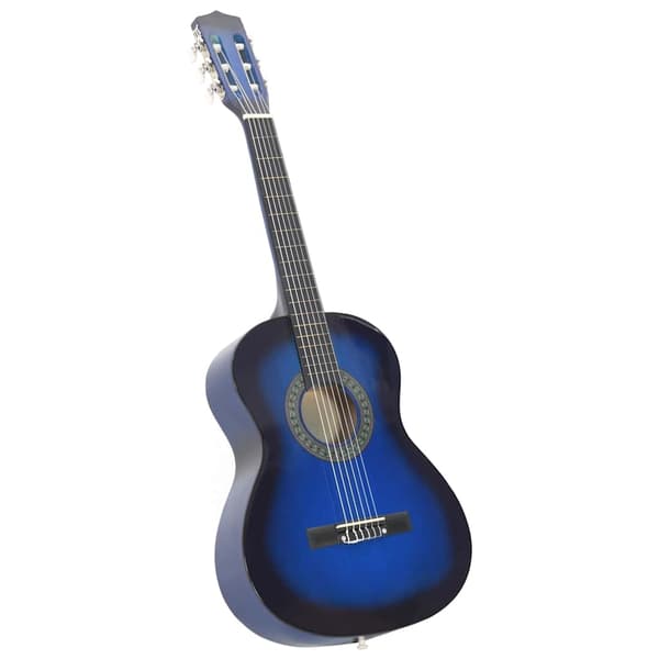 Gitarr för nybörjare och barn klassisk blå 3/4 36"