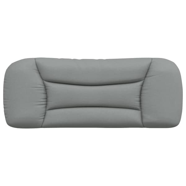 Headboard Cushion "Hvar" Light Grey 100 cm Fabric