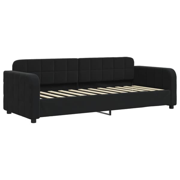 Dagbädd svart 80x200 cm sammet