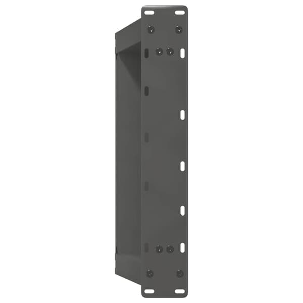 Soffbordsben U-formade 2 st antracit 60x(42-43) cm stål