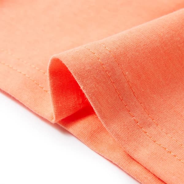 T-shirt för barn neonorange 140