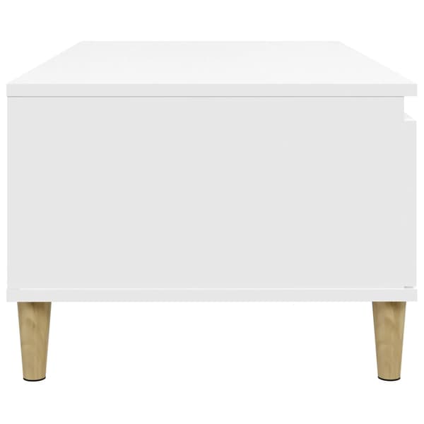 Soffbord vit 90x50x36,5 cm konstruerat trä
